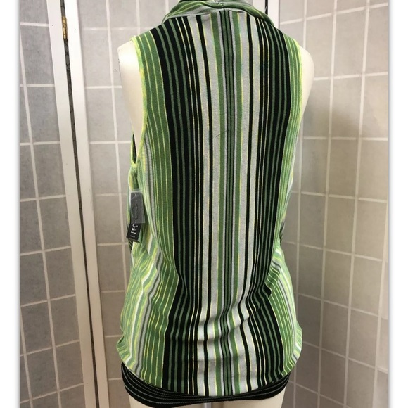 INC International Concepts, blouse, green, sizeL.: - Picture 3 of 12